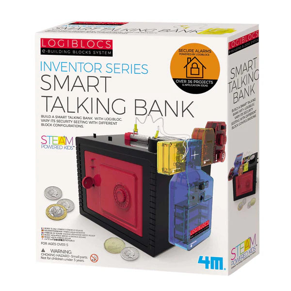 Toy Smith-4M-Logiblocs Smart Talking Bank-3396-Legacy Toys