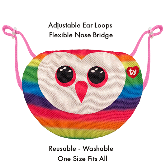 TY-Child Masks - TY - Animals-95705-Owen-Legacy Toys