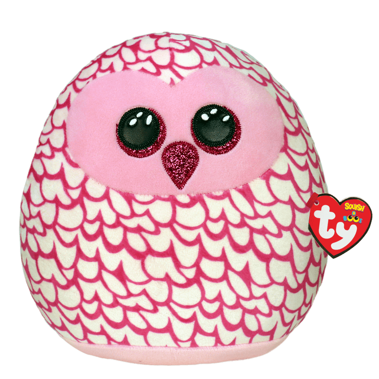TY-Squish A Boo - Pinky the Owl-39300-10