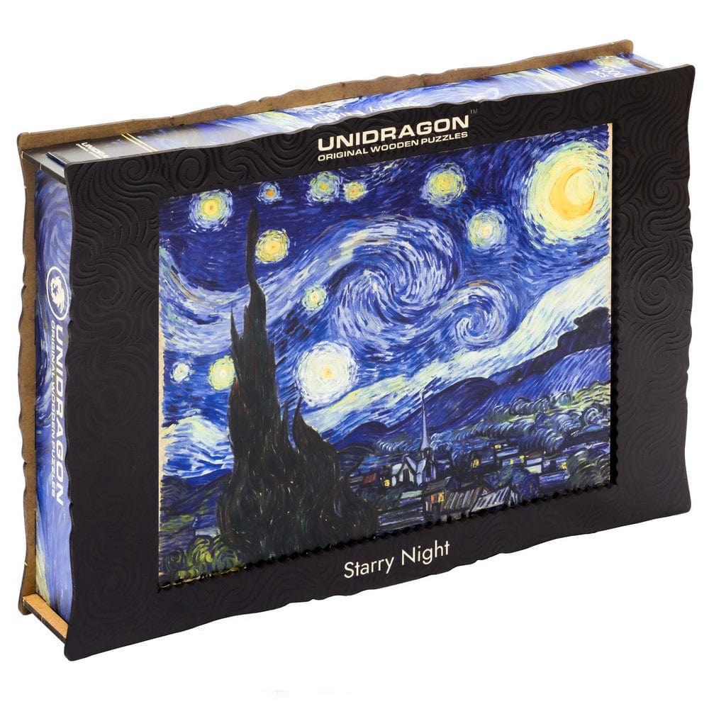 Unidragon-The Starry Night Wooden Puzzle - 1,000 Pieces-UNI-STAR-Legacy Toys