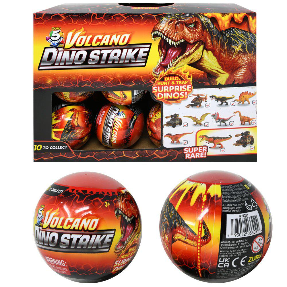United Party-Zuru 5 Surprise Dino Strike- Series 4-77200GQ2-Legacy Toys