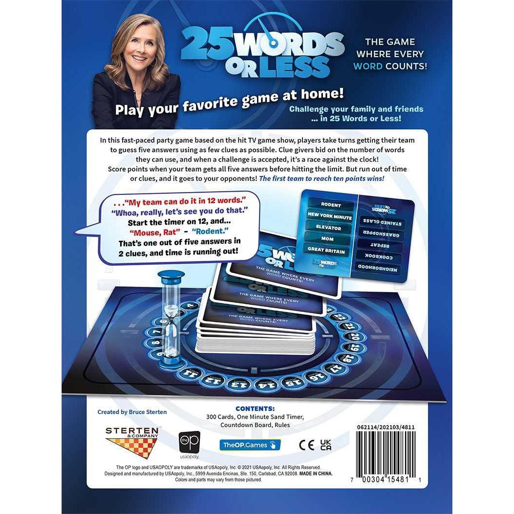 USAopoly-25 Words Or Less-PA142-738-Legacy Toys