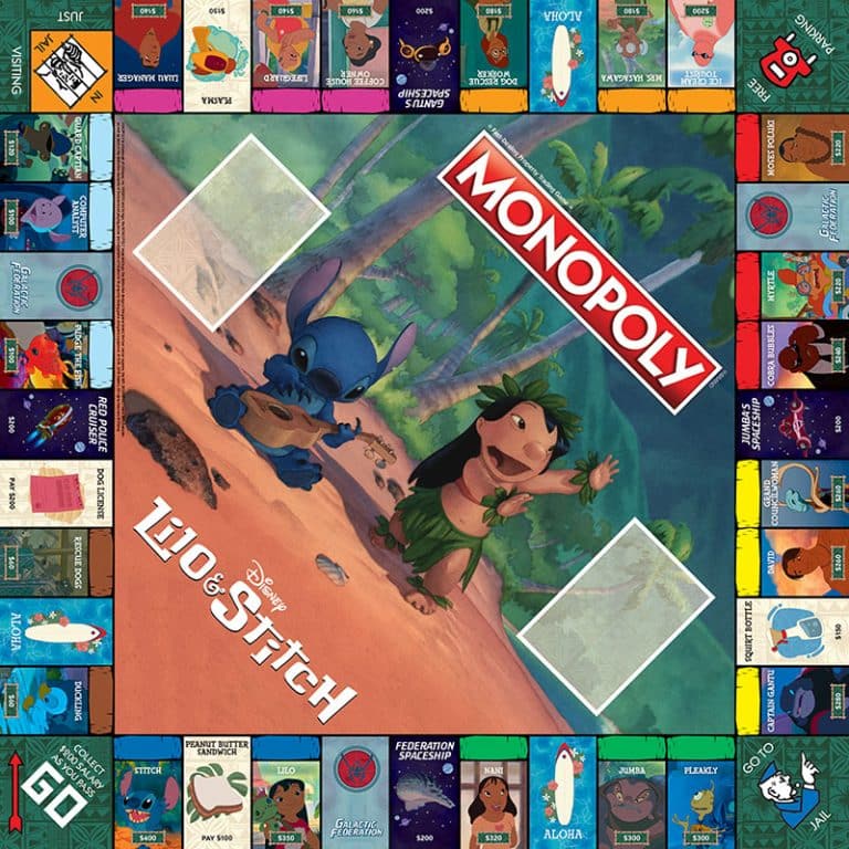 USAopoly-Lilo & Stitch Monopoly Game-MN004-679-Legacy Toys