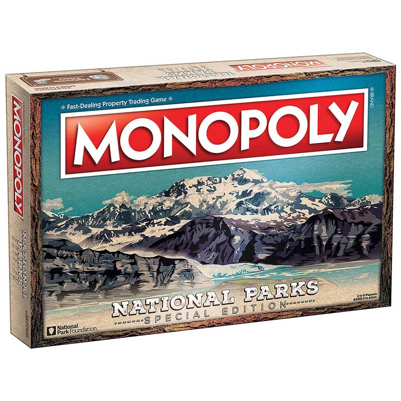 USAopoly-National Parks Monopoly Game-10530-Special Edition-Legacy Toys