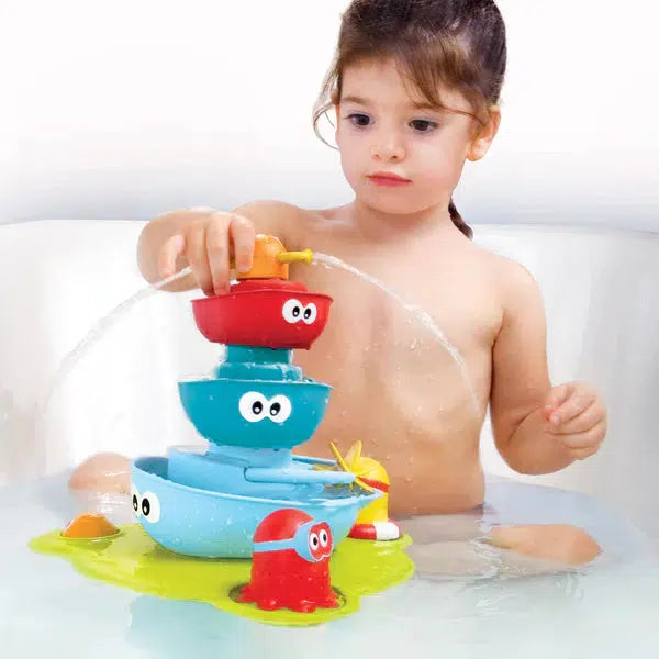 Yookidoo-Stack N Spray Tub Fountain-40115-Legacy Toys
