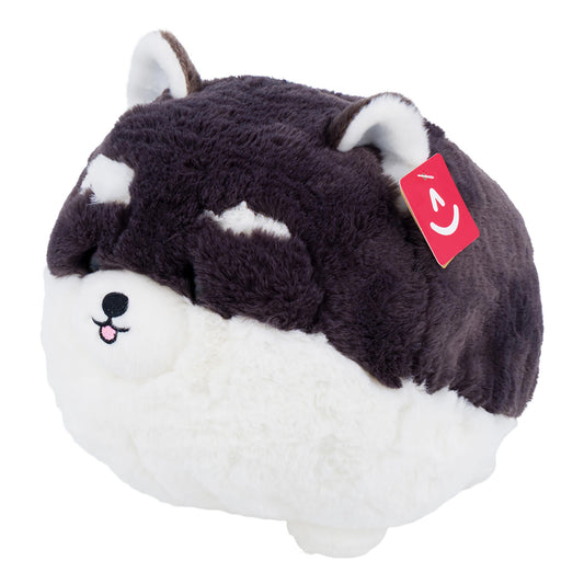 Aurora Teddy Pets Black & White Pom Plush, 10"