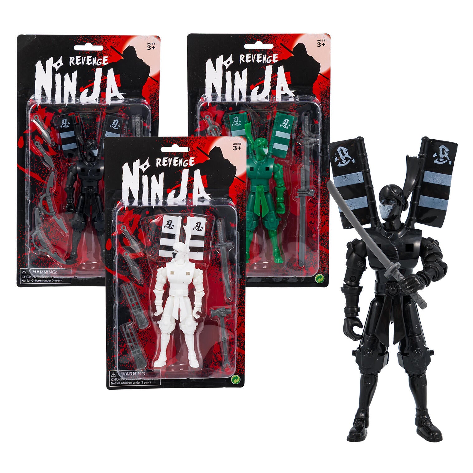 Ninja Revenge Action Figure, Assorted