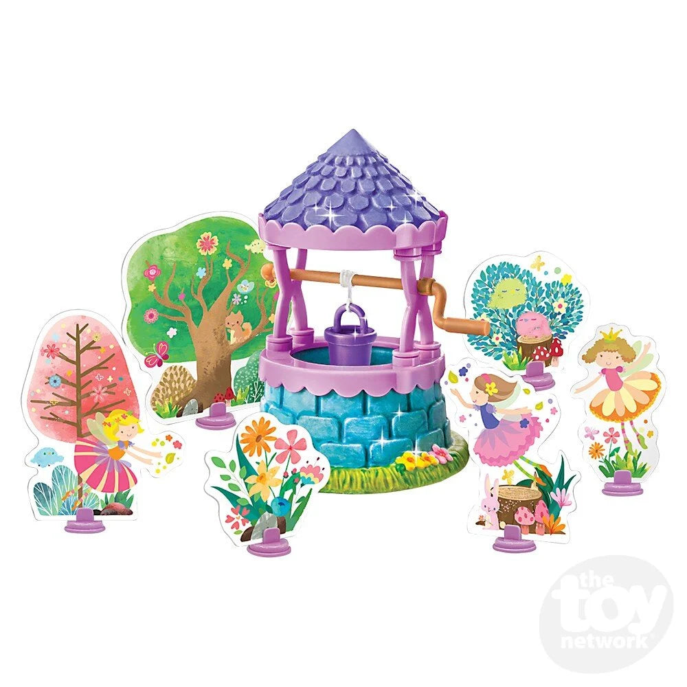 The Toy Network-Mould & Paint - Fairy Wishing Well-4M-04792-Legacy Toys