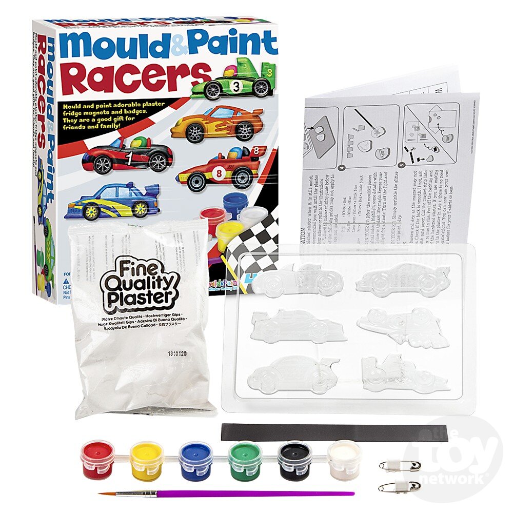 The Toy Network-Mould & Paint - Racers-4M-03544-Legacy Toys