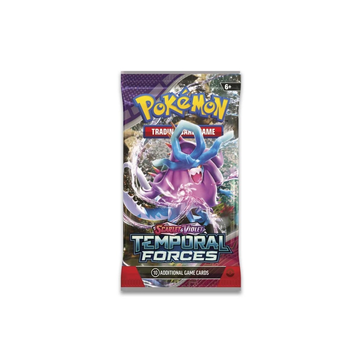 ACD Distribution-Pokemon TCG: Scarlet & Violet: Temporal Forces - Booster Pack-PKU85981-Legacy Toys