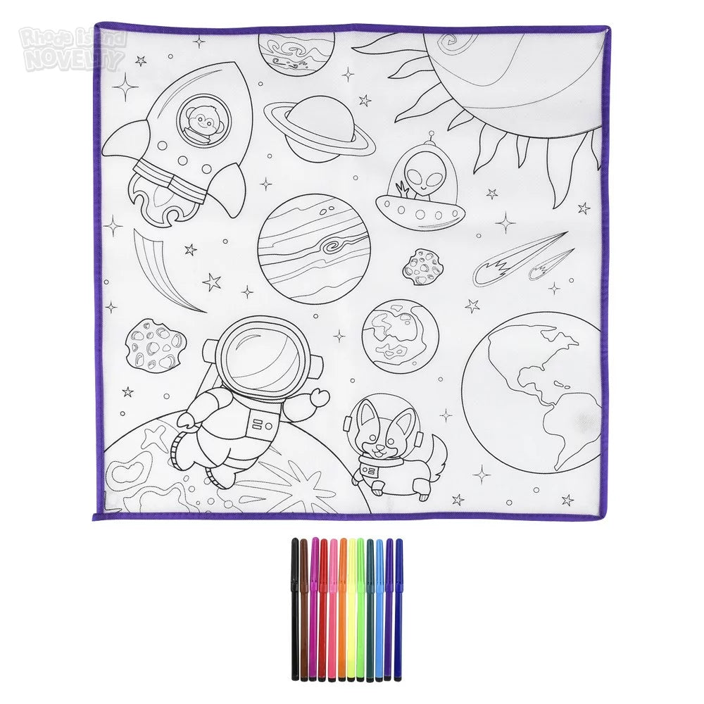 The Toy Network-19.5" Space Washable Doodle Mat-AM-WMSPA-Legacy Toys