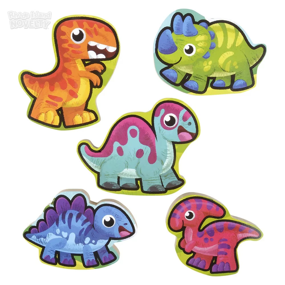 The Toy Network-6 Piece Chunky Dinosaur Theme Wooden Puzzle-AG-CHDIN-Legacy Toys