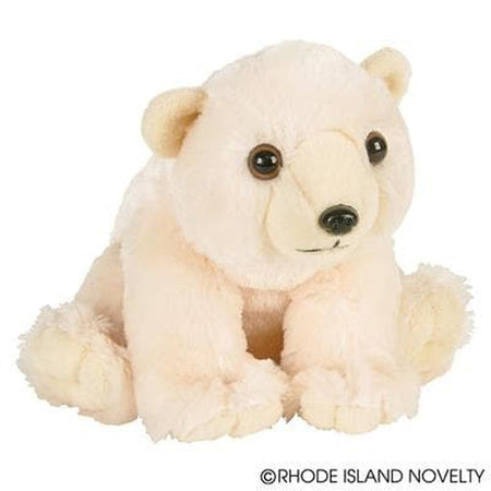 The Toy Network-8" Animal Den Polar Bear Plush-AP-ADPOL-Legacy Toys
