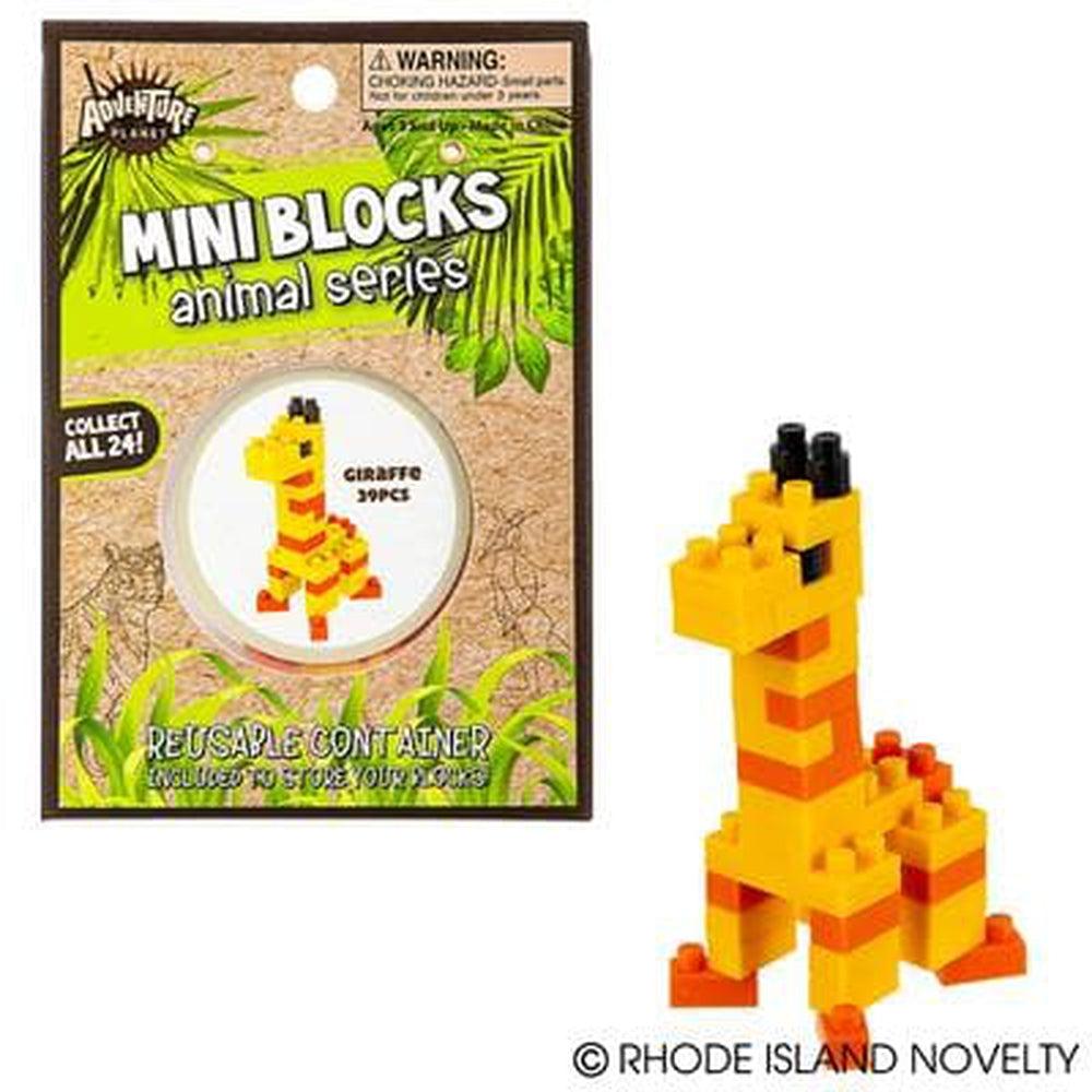 The Toy Network-Mini Blocks - Giraffe 39 Pieces-AM-MBGIR-Legacy Toys