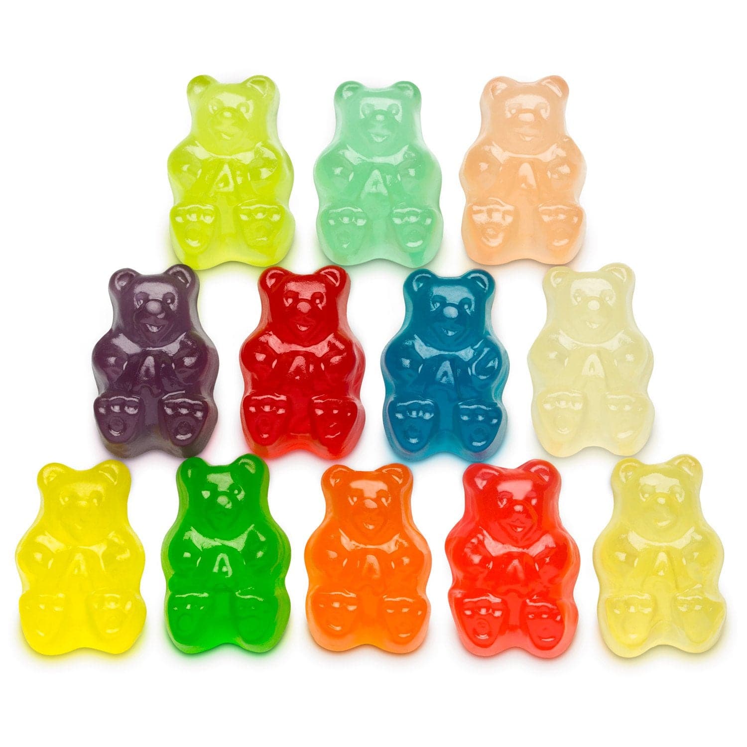 Albanese Confectionery-12 Flavor Gummi Bears 7.5 oz Peg Bag-53348-Legacy Toys