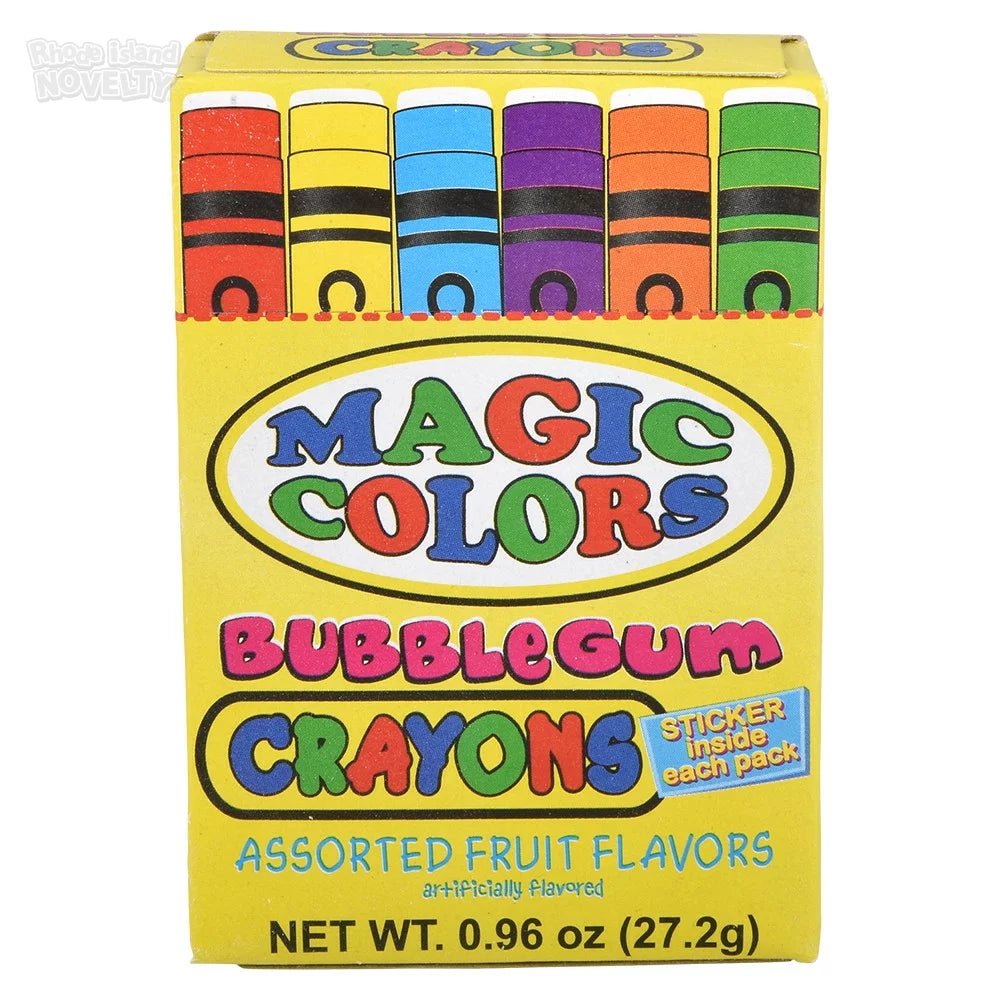 Albanese Confectionery-Bubble Gum Crayons - Single Pack-400326-Legacy Toys