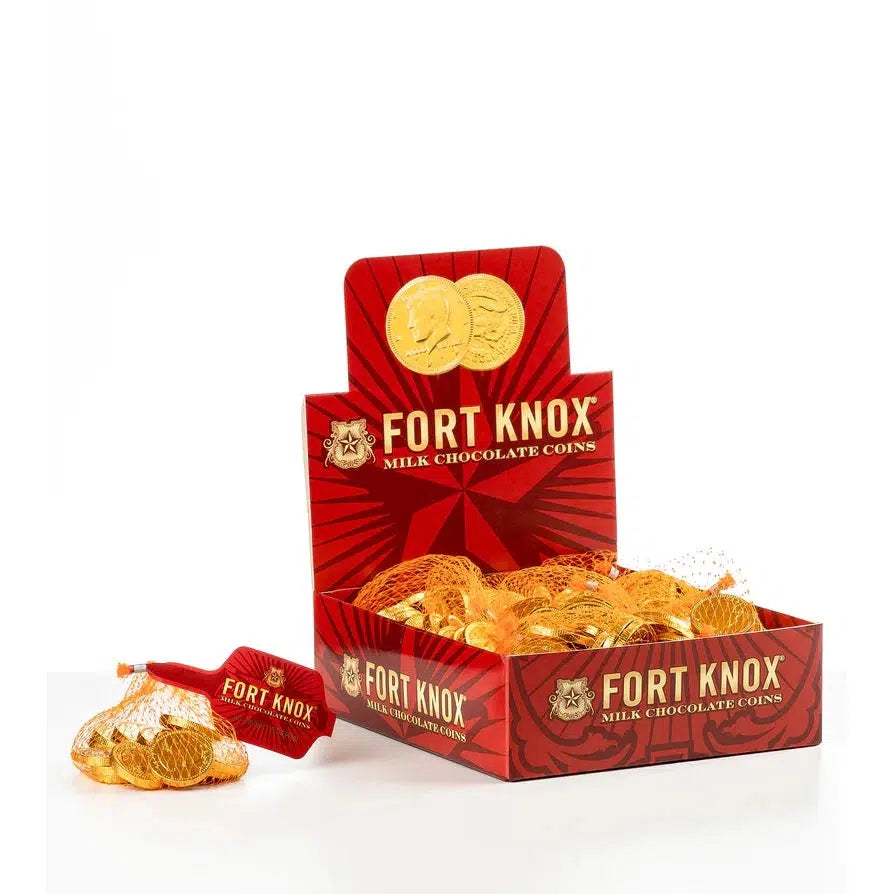 Albanese Confectionery-Fort Knox Gold Coins - 2 oz. Bag-31920-12-Box of 12-Legacy Toys