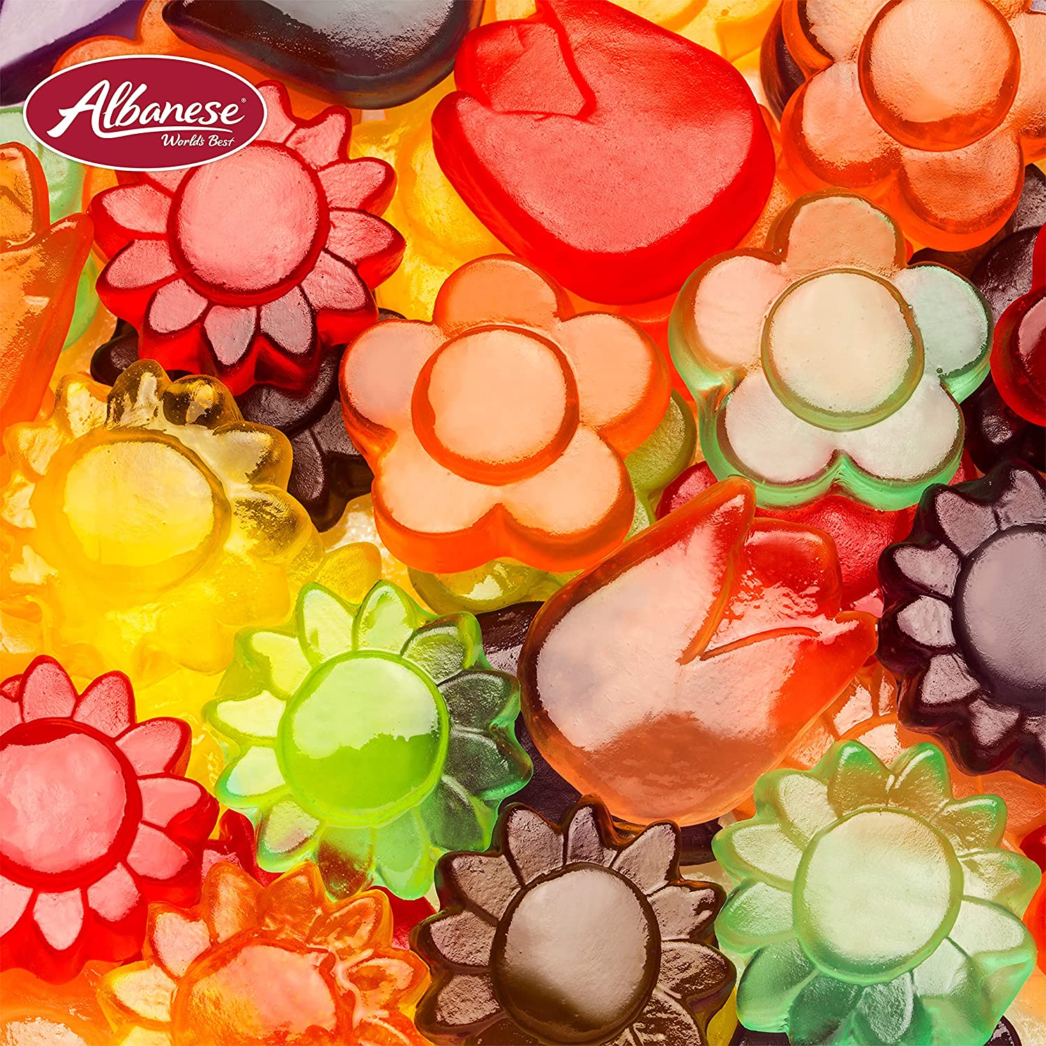 Albanese Confectionery-Gummi Awesome Blossoms 5 lb. Bag-50162-Legacy Toys