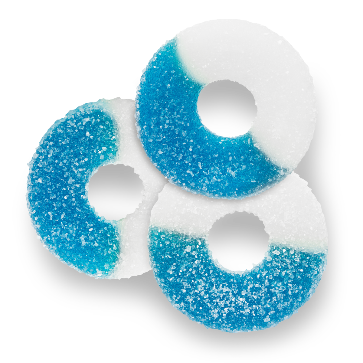 Albanese Confectionery-Gummi Blue Raspberry Rings 4.5 lb. Bag-50131-Legacy Toys