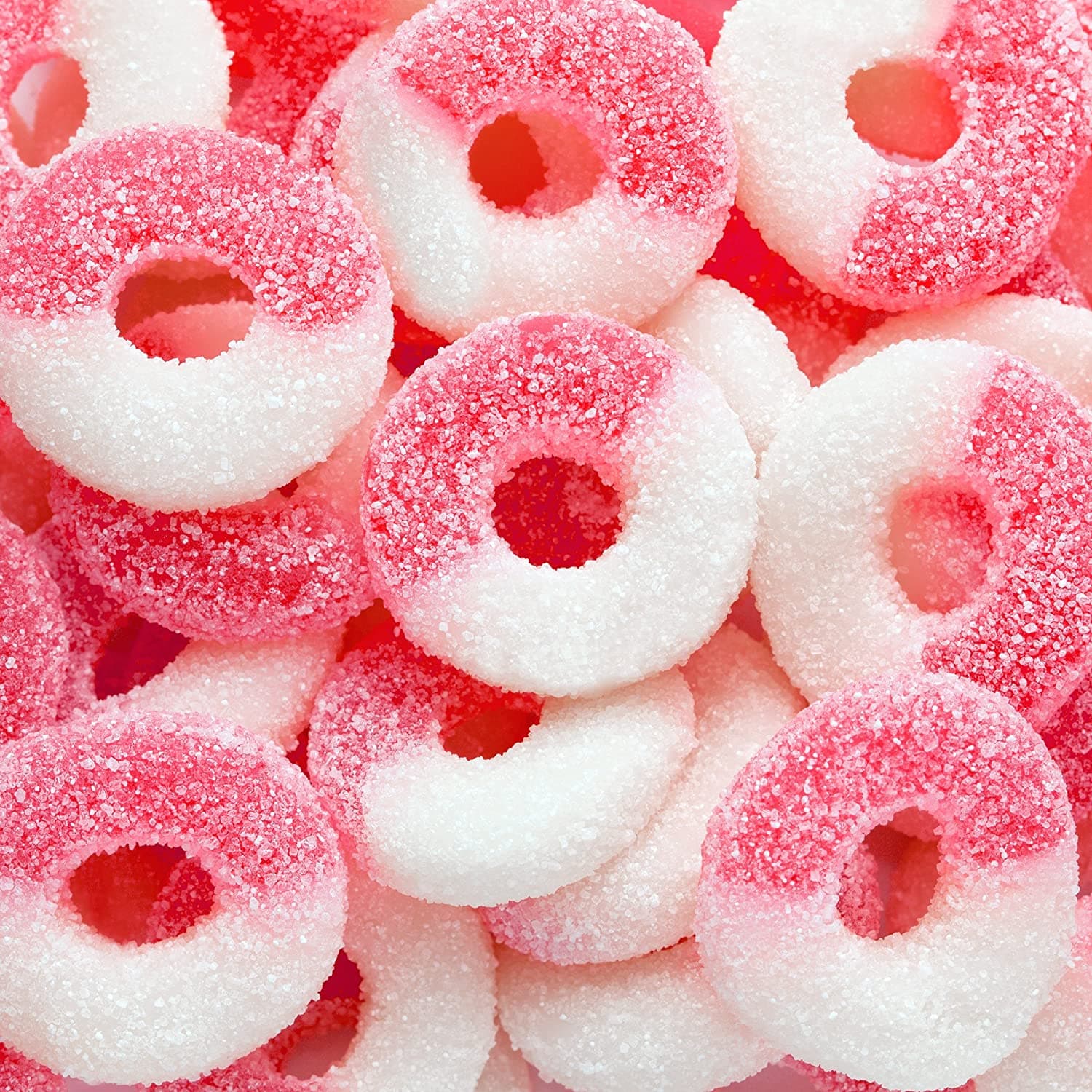 Albanese Confectionery-Gummi Watermelon Rings 4.5 lb. Bag-50134-Legacy Toys