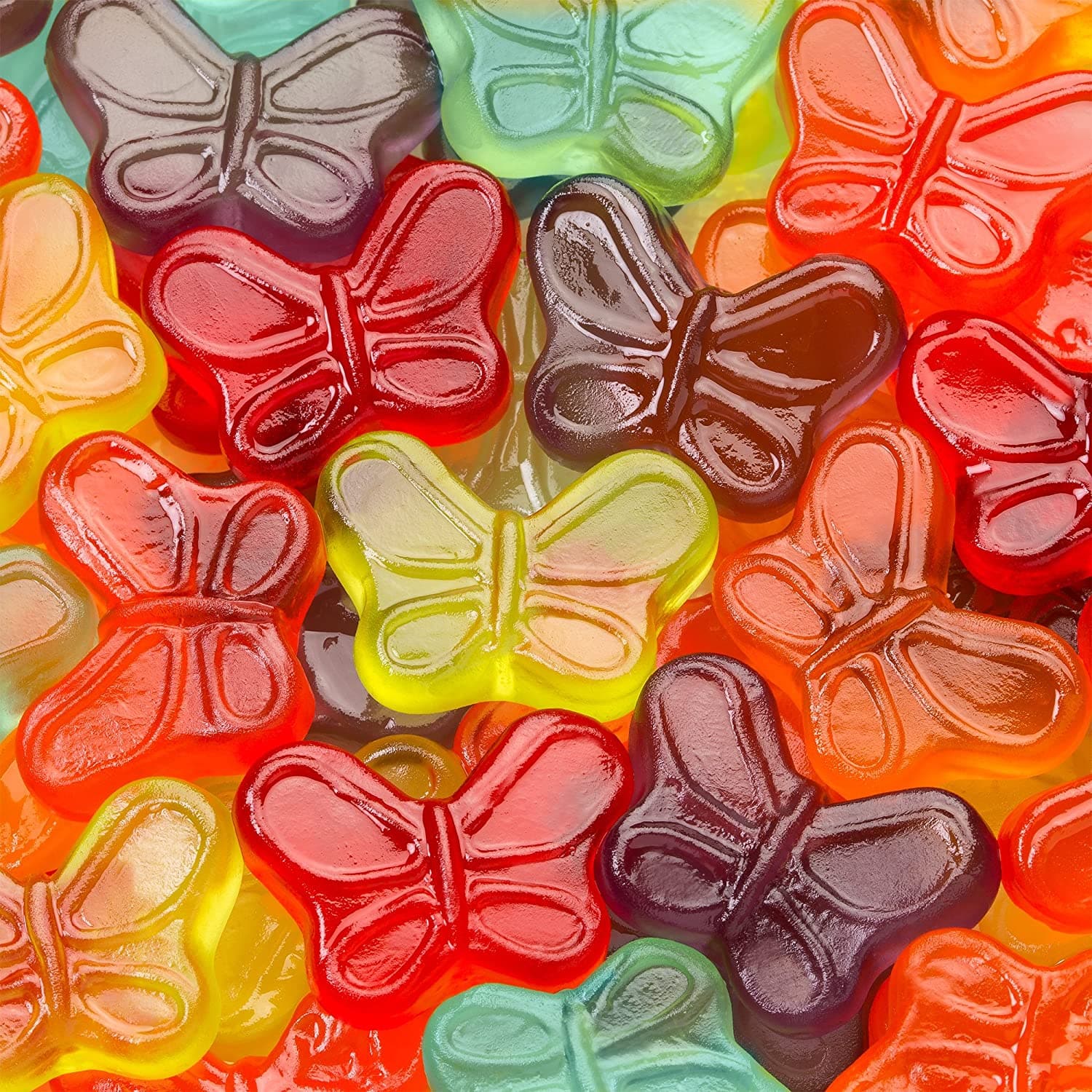 Albanese Confectionery-Mini Gummi Butterflies 5 lb. Bag-50234-Legacy Toys