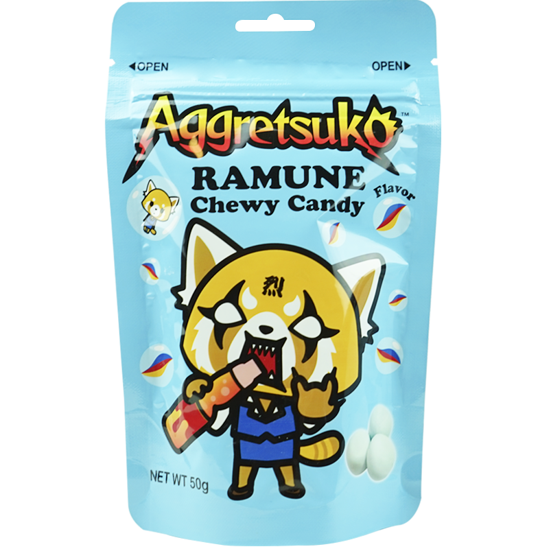 Asian Food Grocer-Aggretsuko Ramune Chewy Candy 1.76 ounces-17149-Legacy Toys