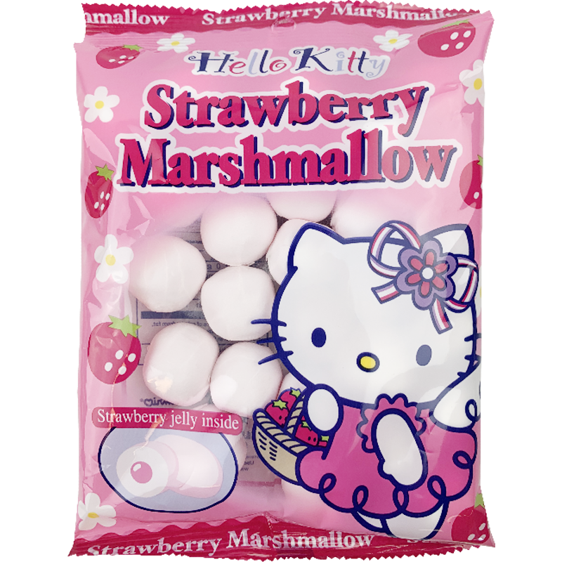 Asian Food Grocer-Hello Kitty Marshmallow-72968-Strawberry-Legacy Toys