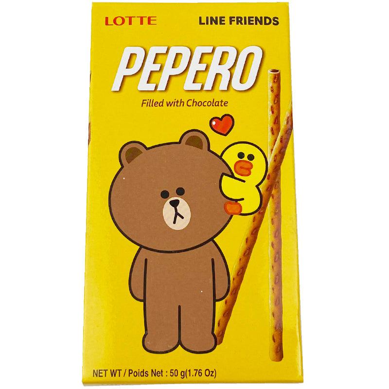 Asian Food Grocer-Lotte Pepero Stick Biscuit Fill with Chocolate 1.76 ounce-5109796-Legacy Toys