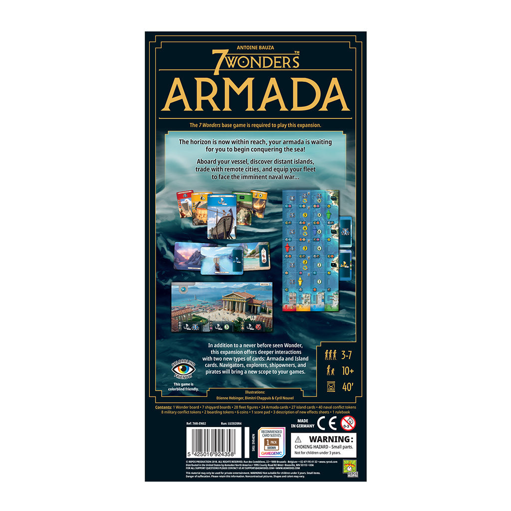 Asmodee-7 Wonders: Armada-SV04EN-Legacy Toys