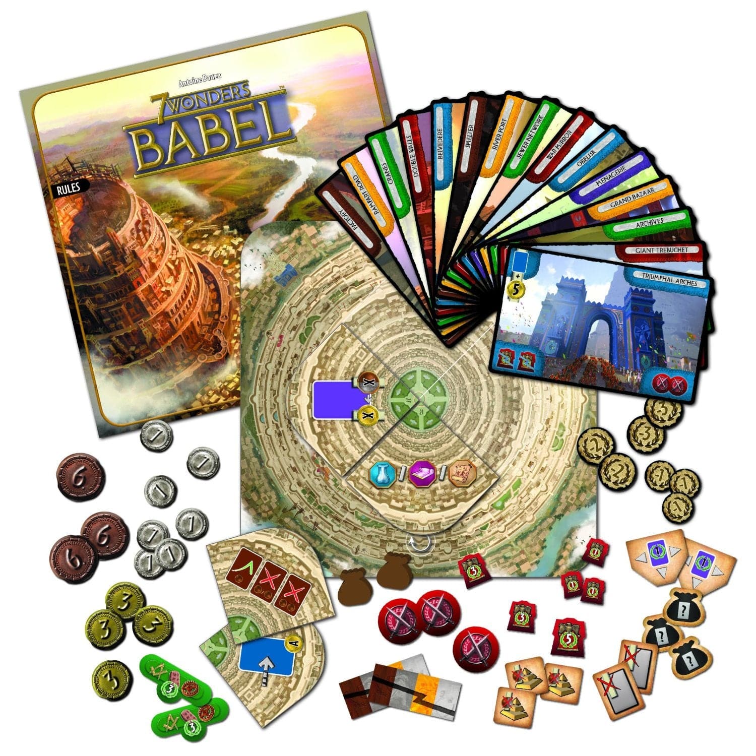 Asmodee-7 Wonders: Babel-SEV05-Legacy Toys