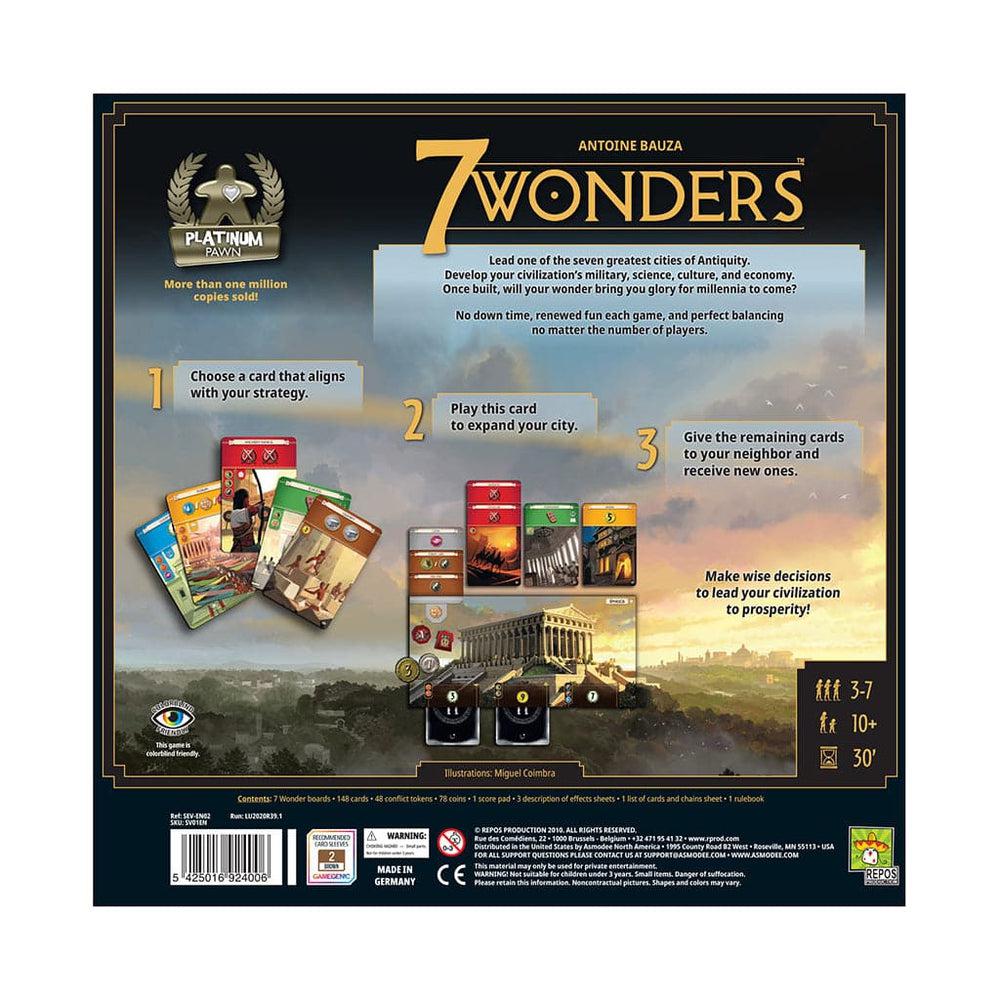 Asmodee-7 Wonders Game-SEV01-Legacy Toys