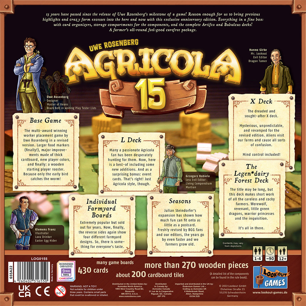 Asmodee-Agricola 15th Anniversary Box-LK0155-Legacy Toys