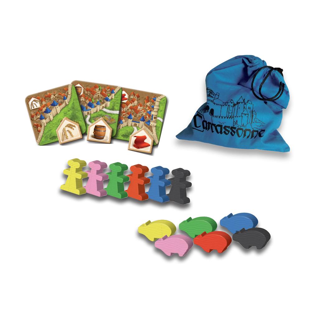 Asmodee-Carcassonne Expansion 2: Traders and Builders-ZM7812-Legacy Toys