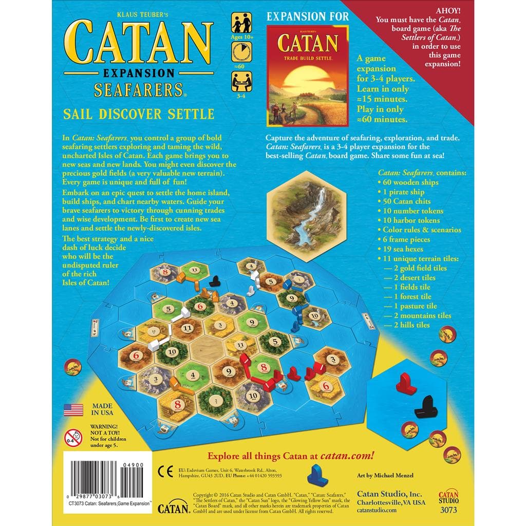 Asmodee-Catan Expansion - Seafarers-CN3073-Legacy Toys