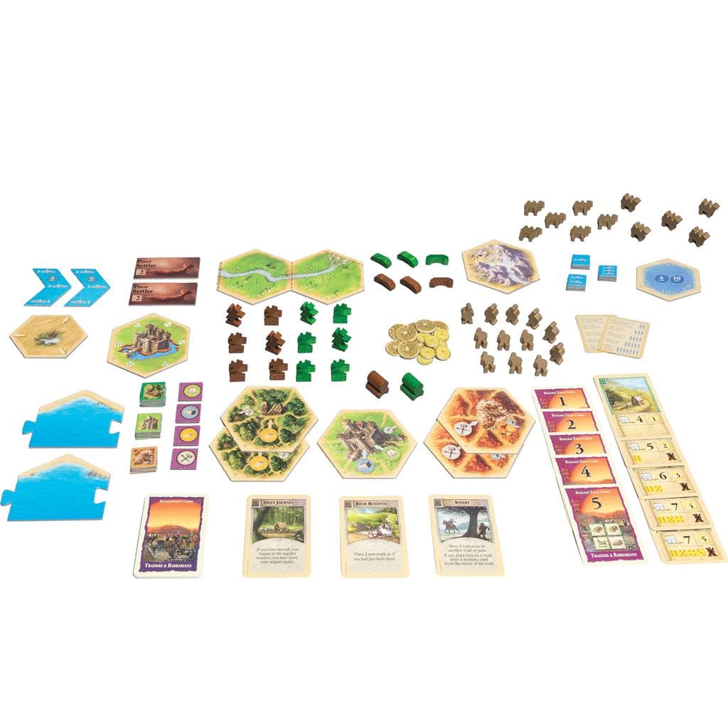 Asmodee-Catan - Traders & Barbarians 5-6 Player Extension-CN3080-Legacy Toys