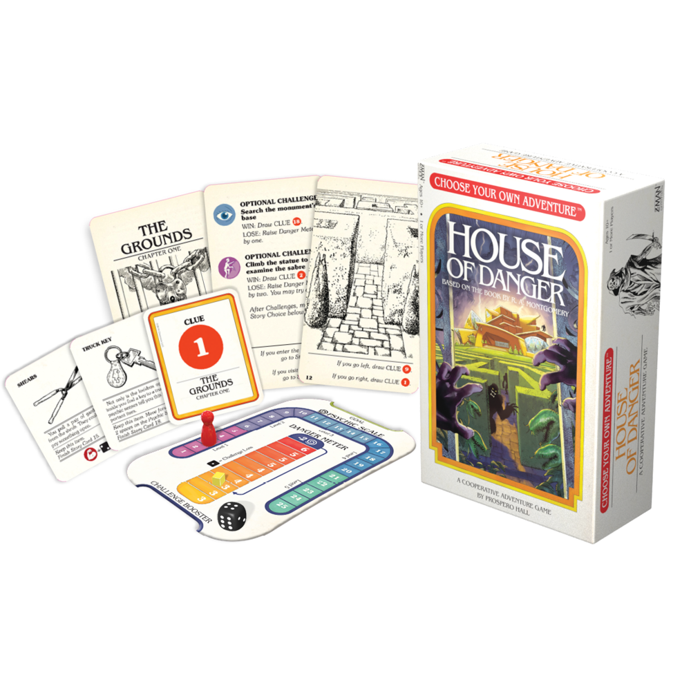 Asmodee-Choose Your Own Adventure: House of Danger-CYA01-Legacy Toys