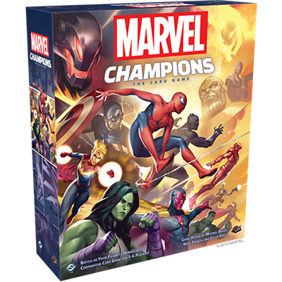 Asmodee-Marvel Champions: The Card Game-MC01EN-Legacy Toys