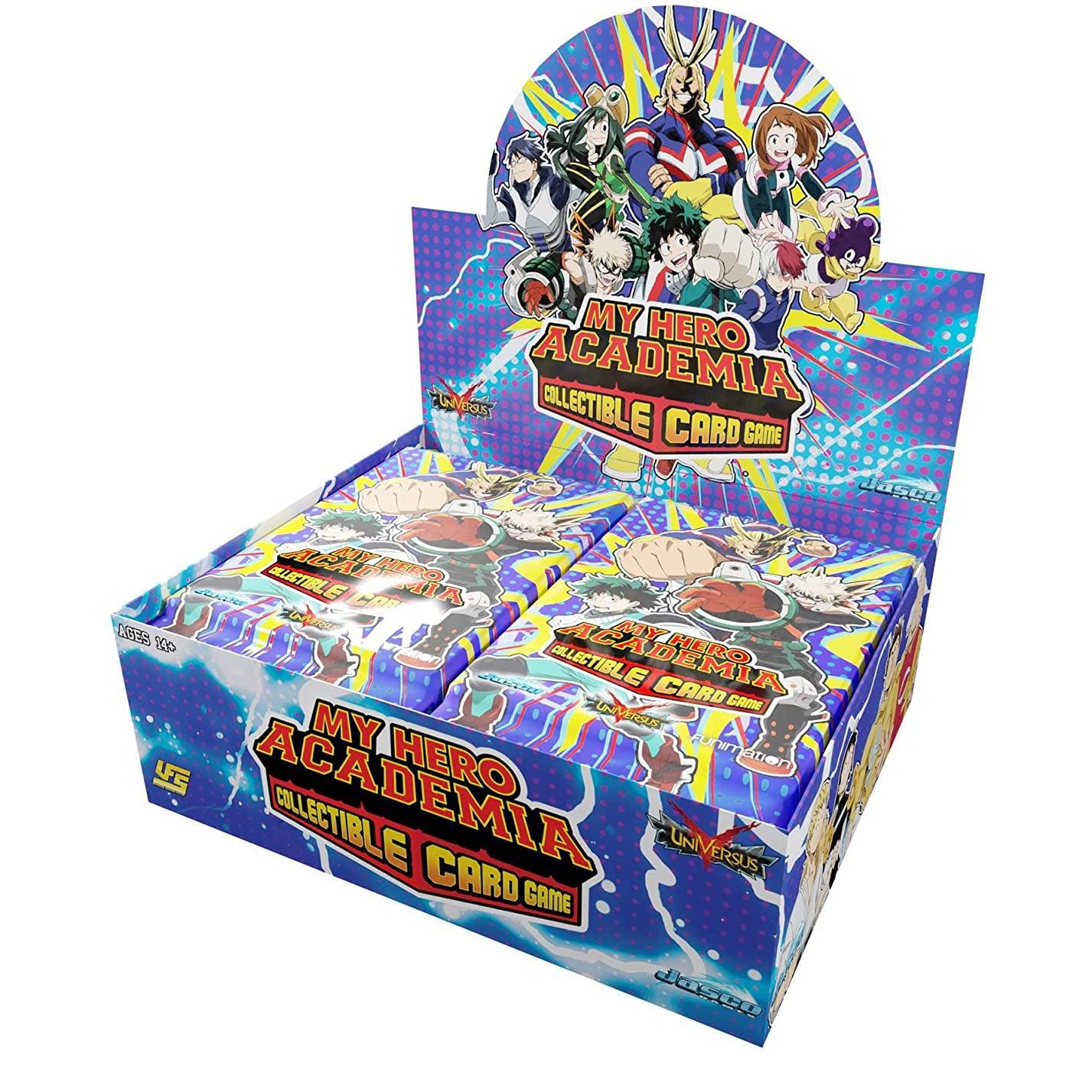 Asmodee-My Hero Academia - Booster Pack-MHA01B-Box - 24 Packs-Legacy Toys