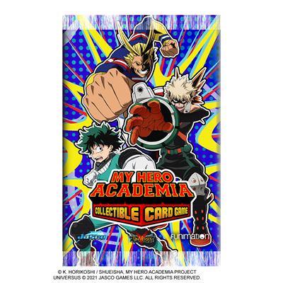 Asmodee-My Hero Academia - Booster Pack-MHA01BS-Booster - Single Pack-Legacy Toys