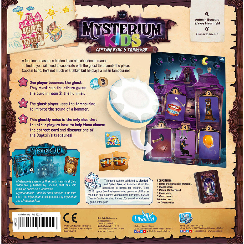 Asmodee-Mysterium Kids: Captain Echo's Treasure-MYST05-Legacy Toys