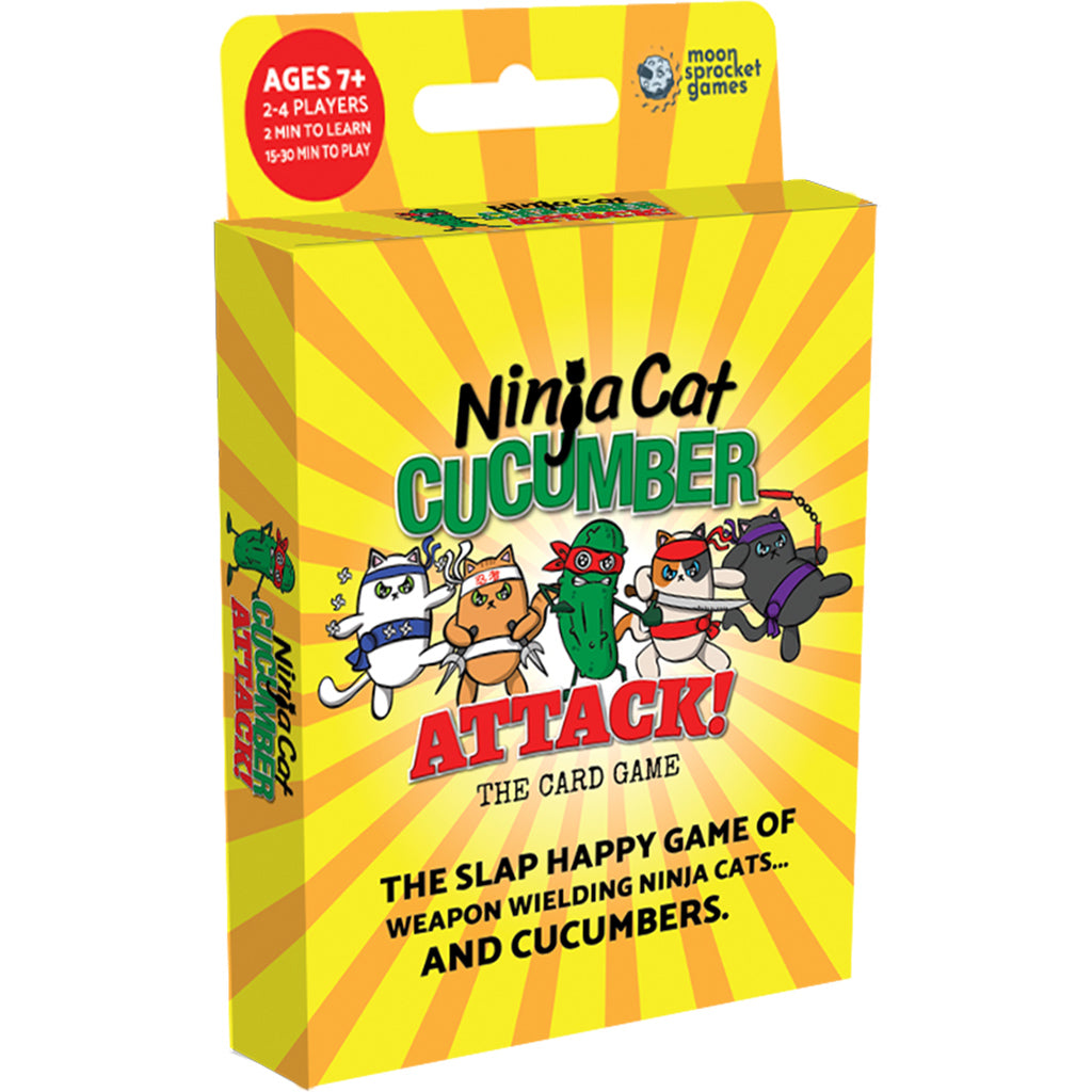 Asmodee-Ninja Cat Cucumber Attack!-NC-22002-Legacy Toys