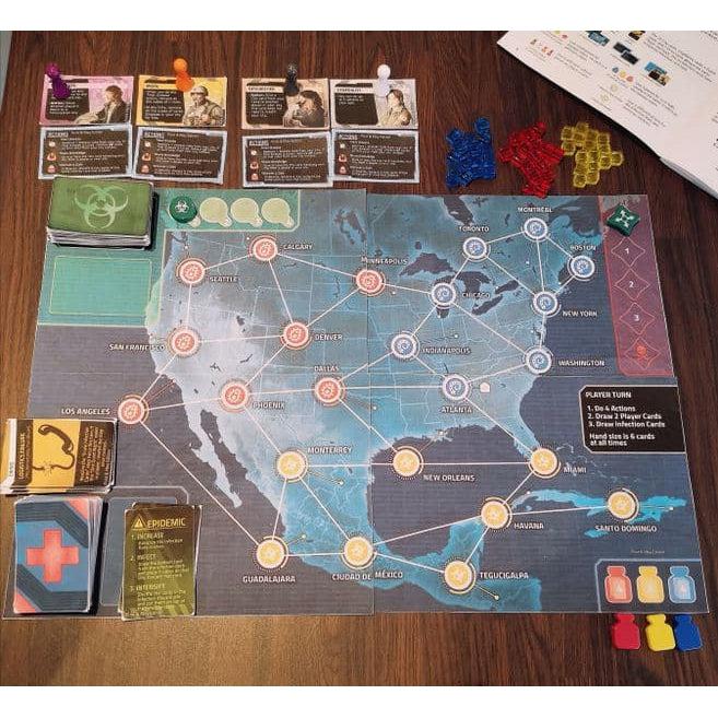 Asmodee-Pandemic - Hot Zone: North America-ZM7141-Legacy Toys