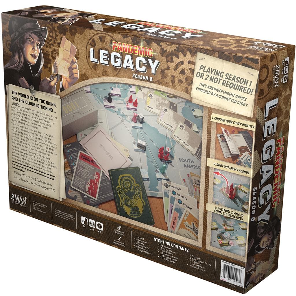 Asmodee-Pandemic Legacy Season 0-ZM71174-Legacy Toys