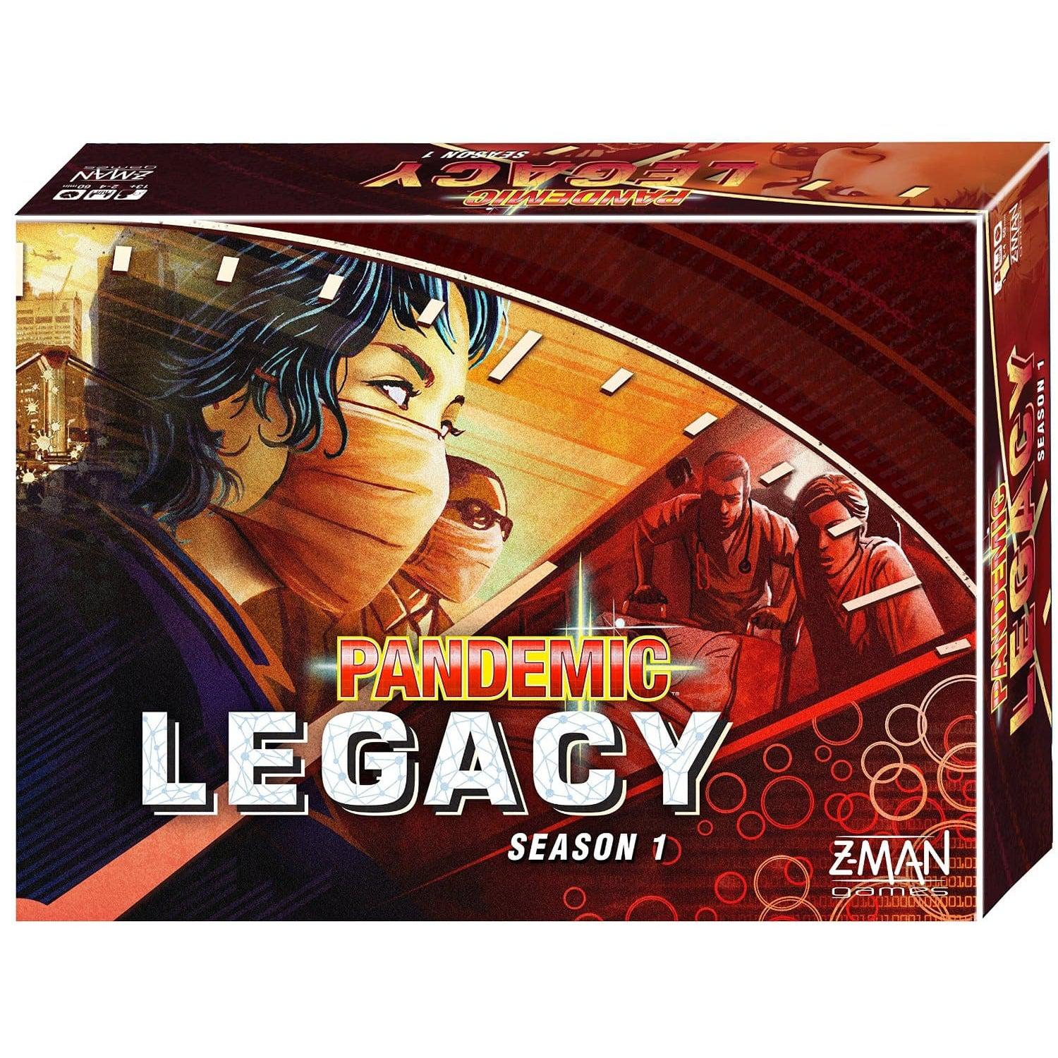 Asmodee-Pandemic Legacy Season 1 - Red-ZM71171-Legacy Toys