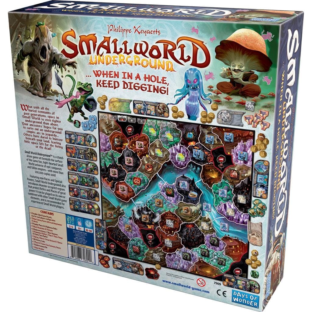 Asmodee-Small World - Underground-DO7909-Legacy Toys