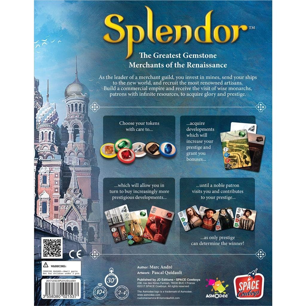 Asmodee-Splendor Board Game-SPL01-Legacy Toys