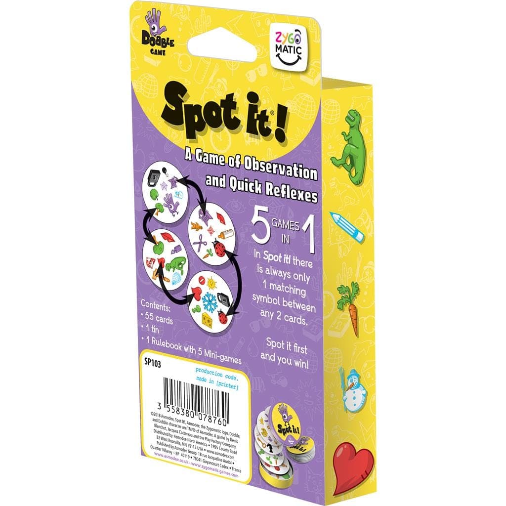 Asmodee-Spot It! Eco Friendly Blister-SP103-Legacy Toys