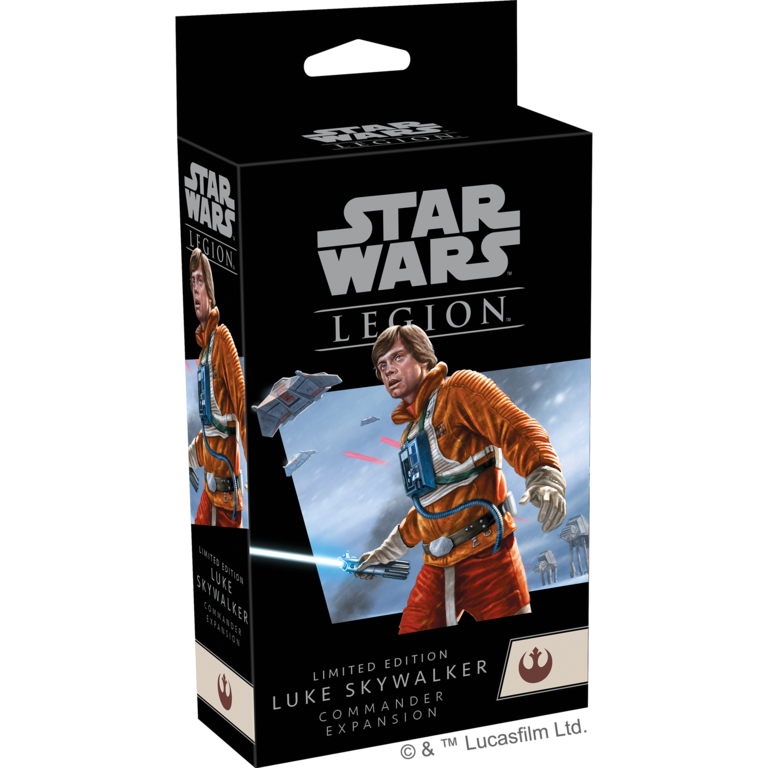 Asmodee-Star Wars Legion: Limited Edition Luke Skywalker Commander Expansion-SWLP03-Legacy Toys