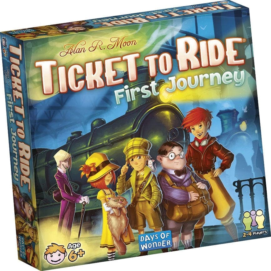 Asmodee-Ticket to Ride: First Journey-DO7225-Legacy Toys