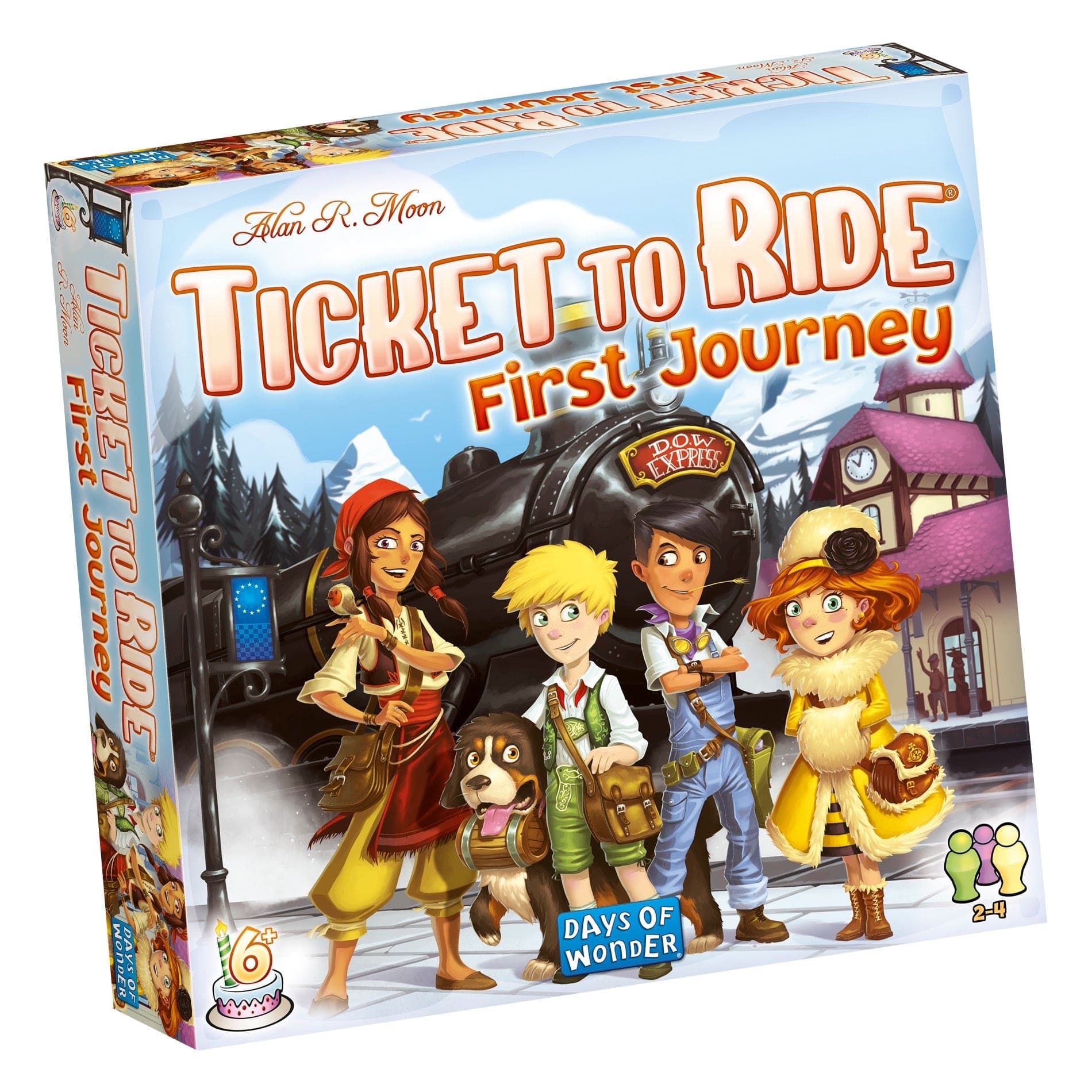Asmodee-Ticket to Ride: First Journey - Europe-DO7227-Legacy Toys